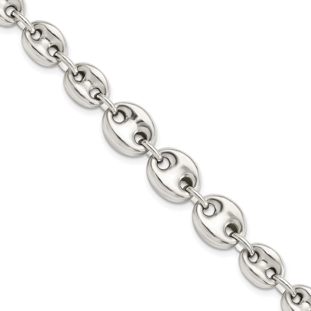 Sterling Silver Polished Fancy Link 7.5in Bracelet 7.5 inches