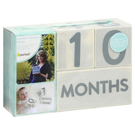 Grey Wooden Age Blocks Photo Props QGM22413