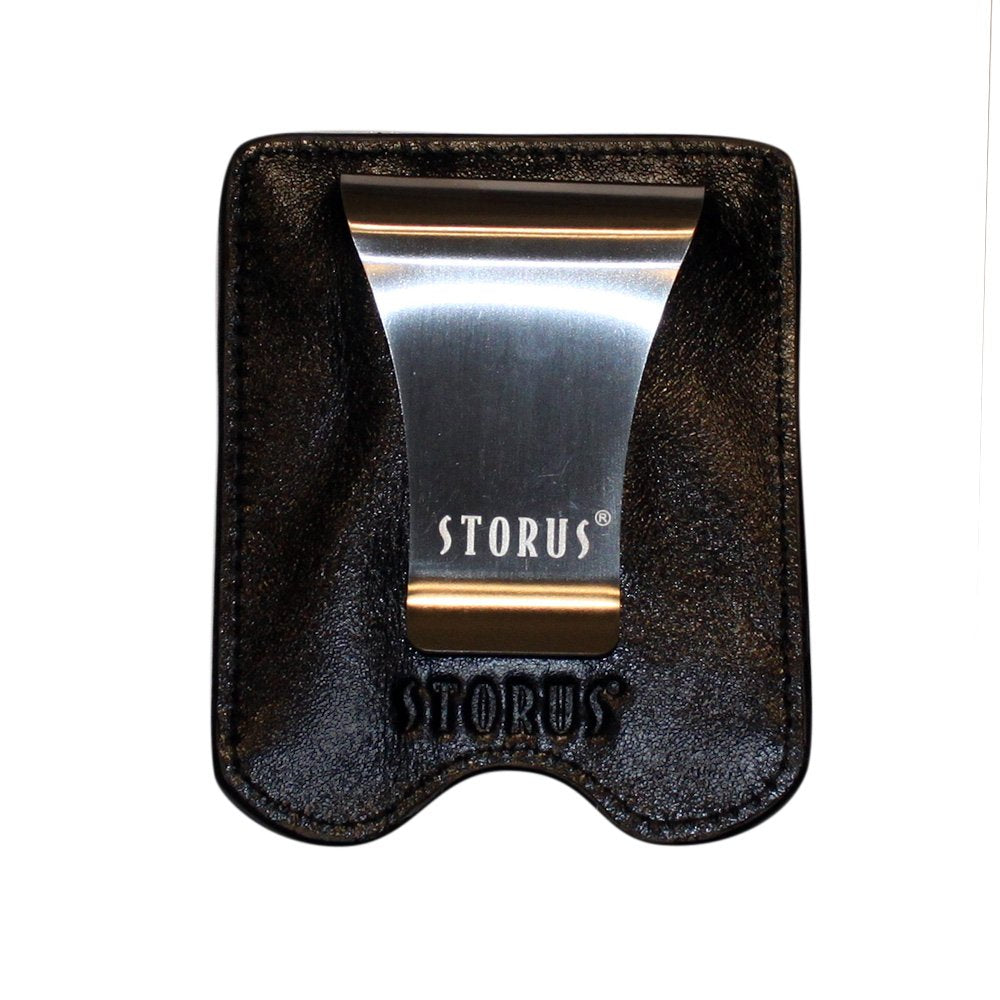 Black Leather Smart Money Clip GM5952