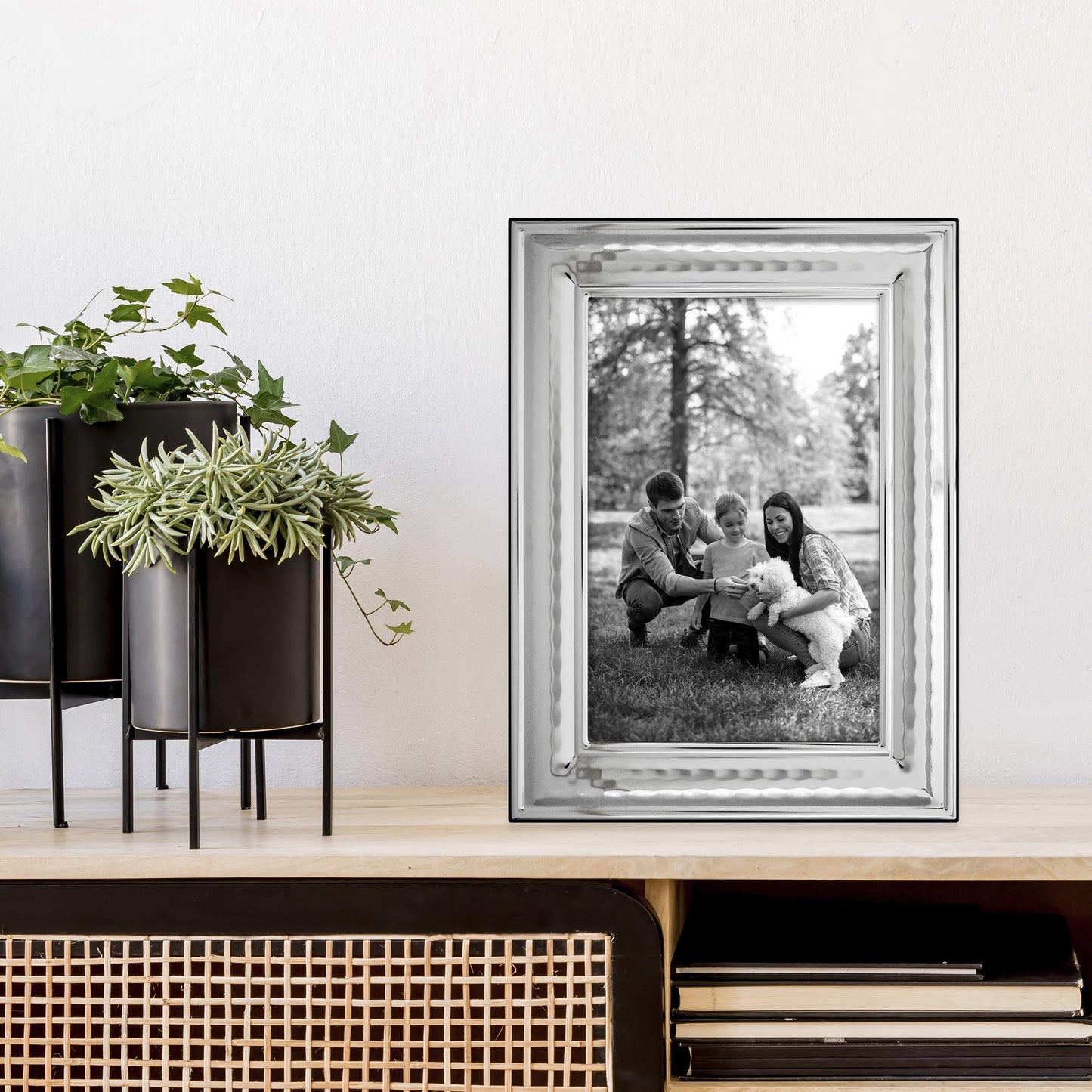 Siena Classic Hammered Frame Silver 8x10
