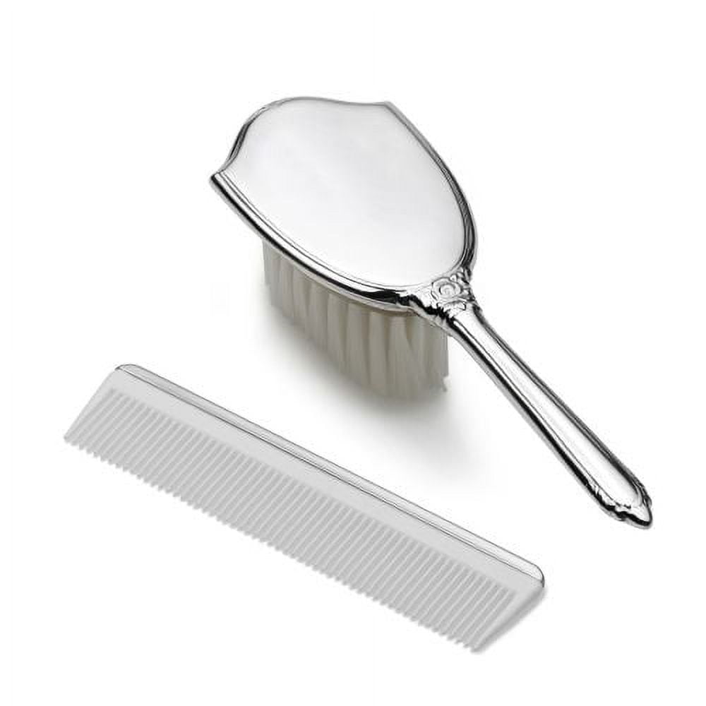 Empire Silver Girls Plain Brush Comb Set