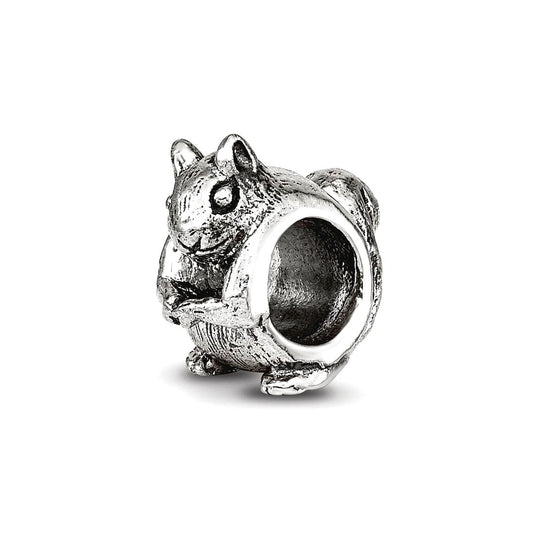 Sterling Silver Reflections Squirrel Bead