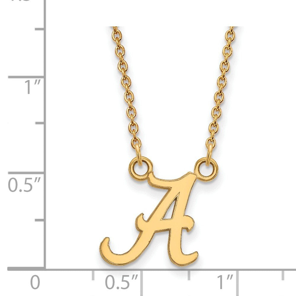 Women's Alabama Crimson Tide Gold Plated Pendant Necklace