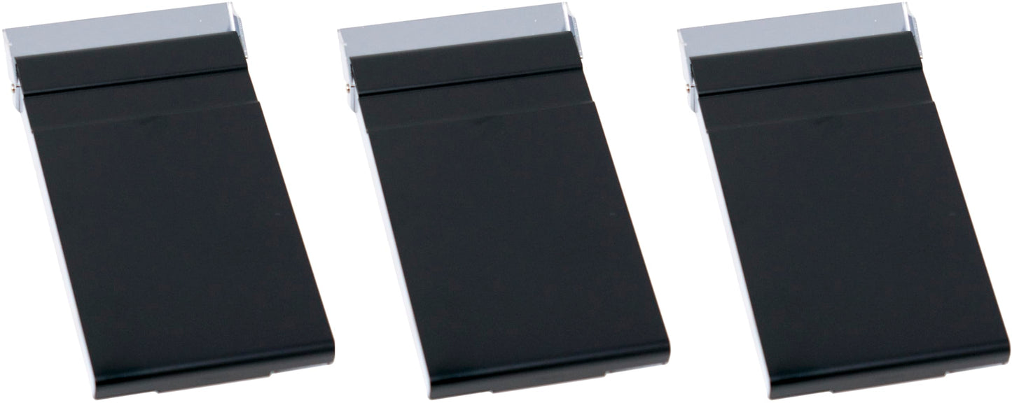 Black-plated Vertical Opening Business Card Case QGM16762