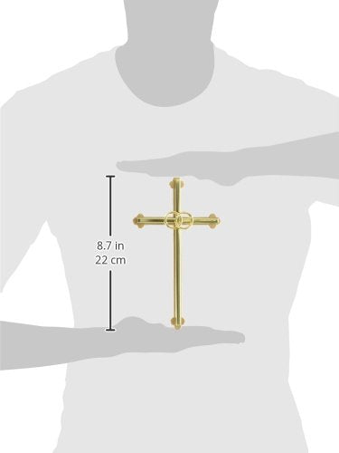 Cathedral Art NC303GP Wedding Cross, 8-Inch, Gold