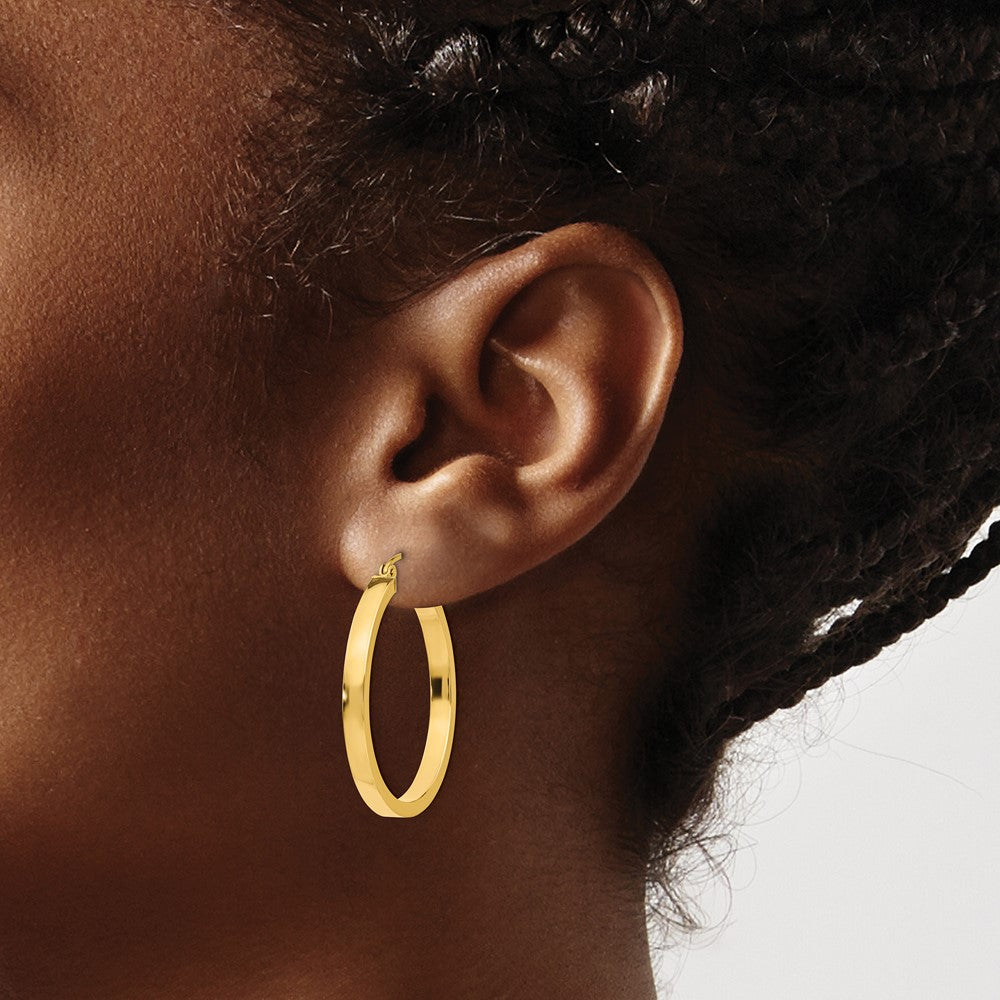 10k 2x3mm Square Tube Hoops