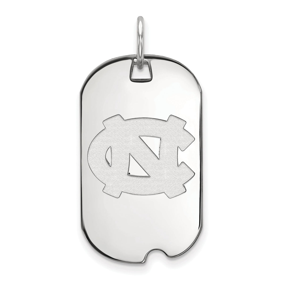 Women's North Carolina Tar Heels Sterling Silver Small Dog Tag