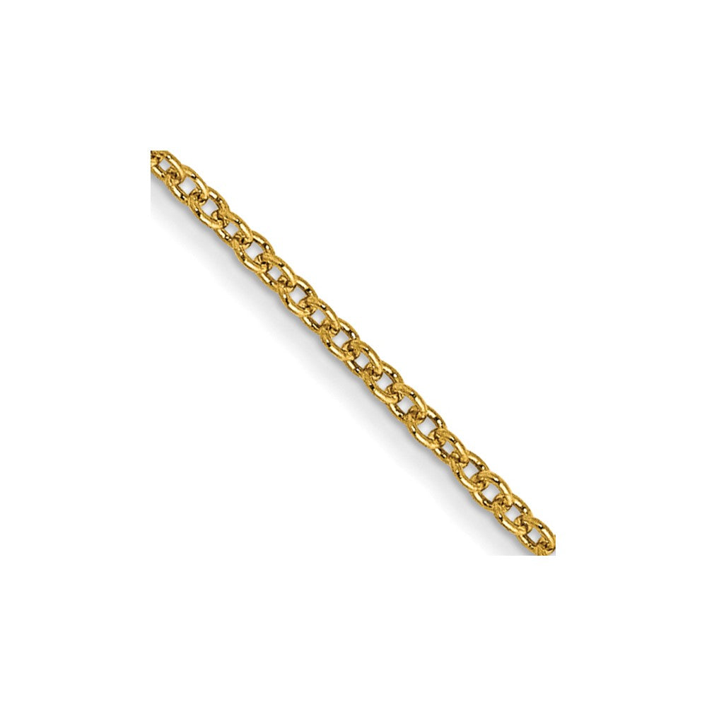 14k 1mm Cable Chain (Zeppie Personalized Chain)