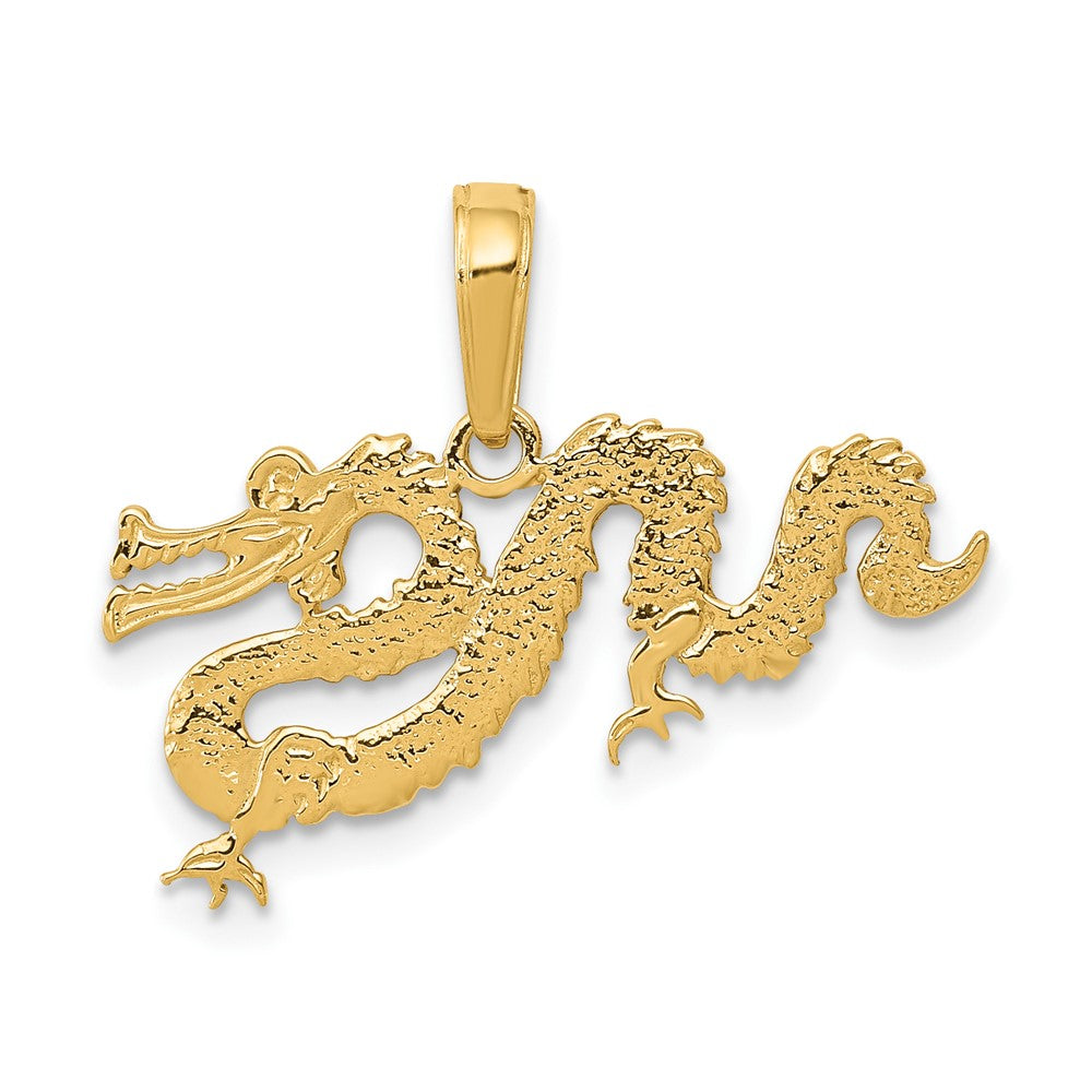 10k Gold Dragon Pendant