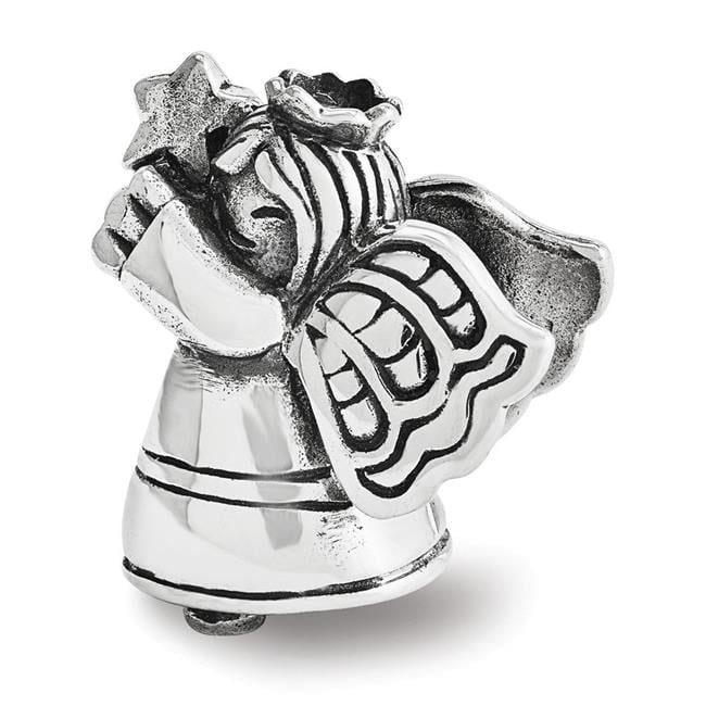 Sterling Silver Reflections Christmas Angel Bead