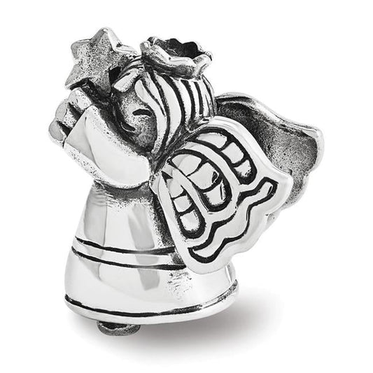 Sterling Silver Reflections Christmas Angel Bead