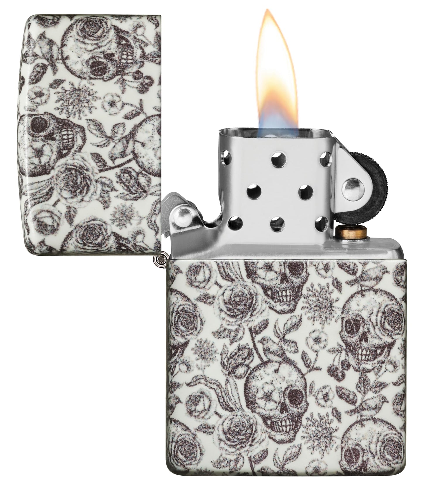 Zippo Skeleton Glow-in-the-Dark 540 Color Pocket Lighter