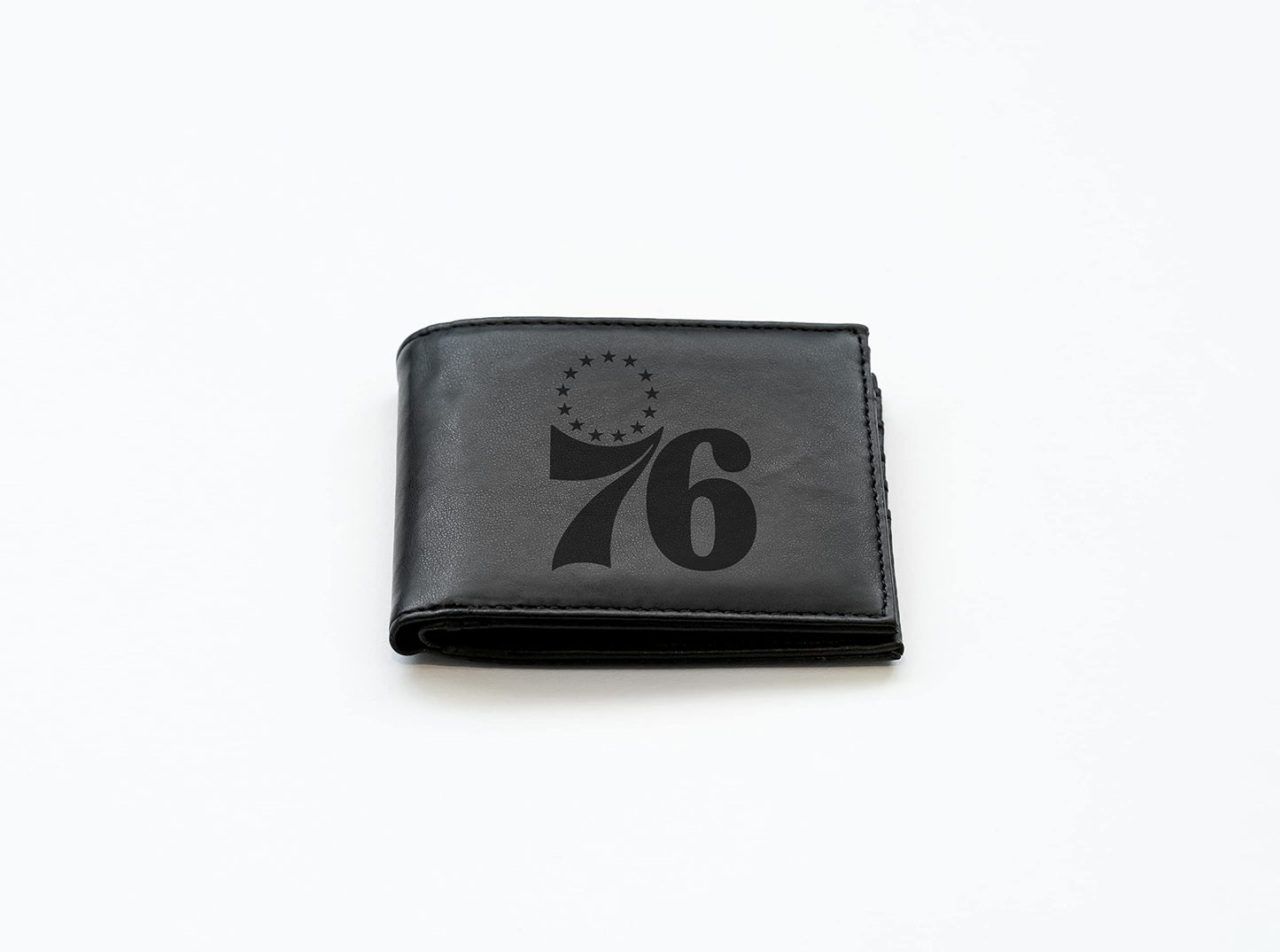 4" Black NBA Philadelphia 76ers Billfold Wallet