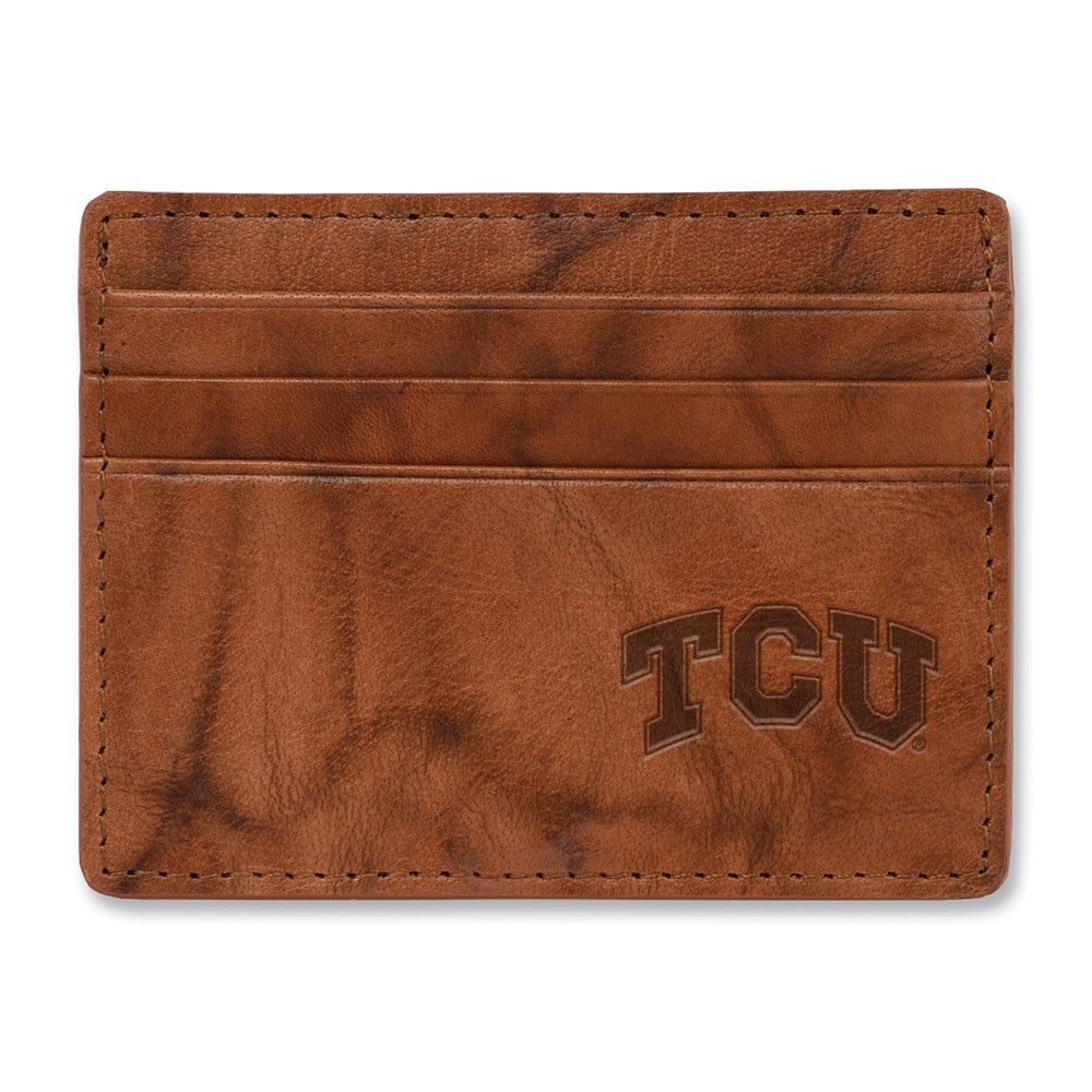NCAA Rico Industries TCU Horned Frogs  Leather Credit Cart Wallet