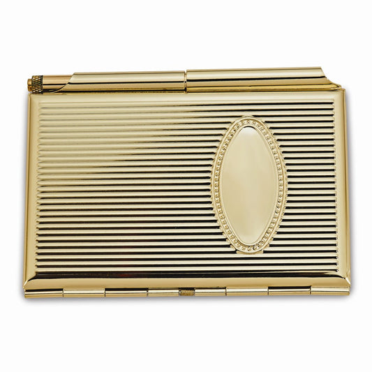 Gold-plated Business Card and Note Holder GL3130