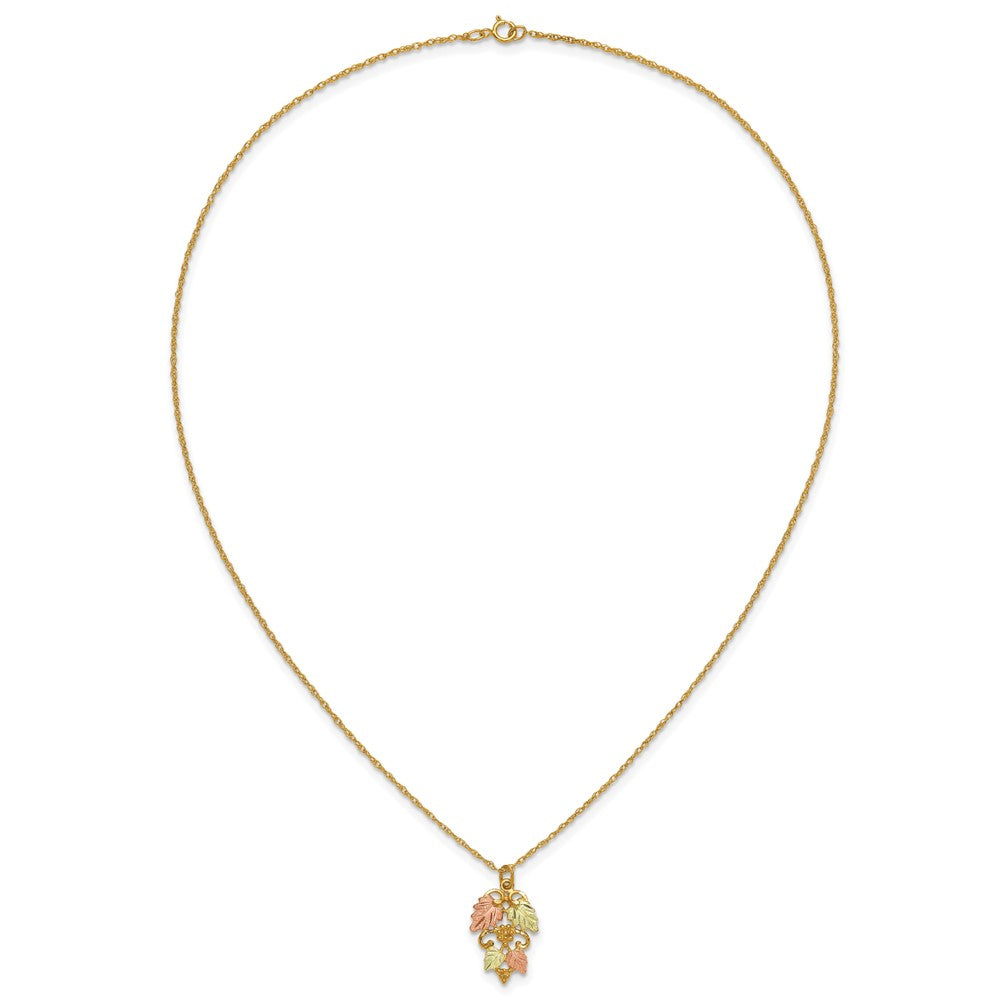 10k Tri-color Black Hills Gold Necklace