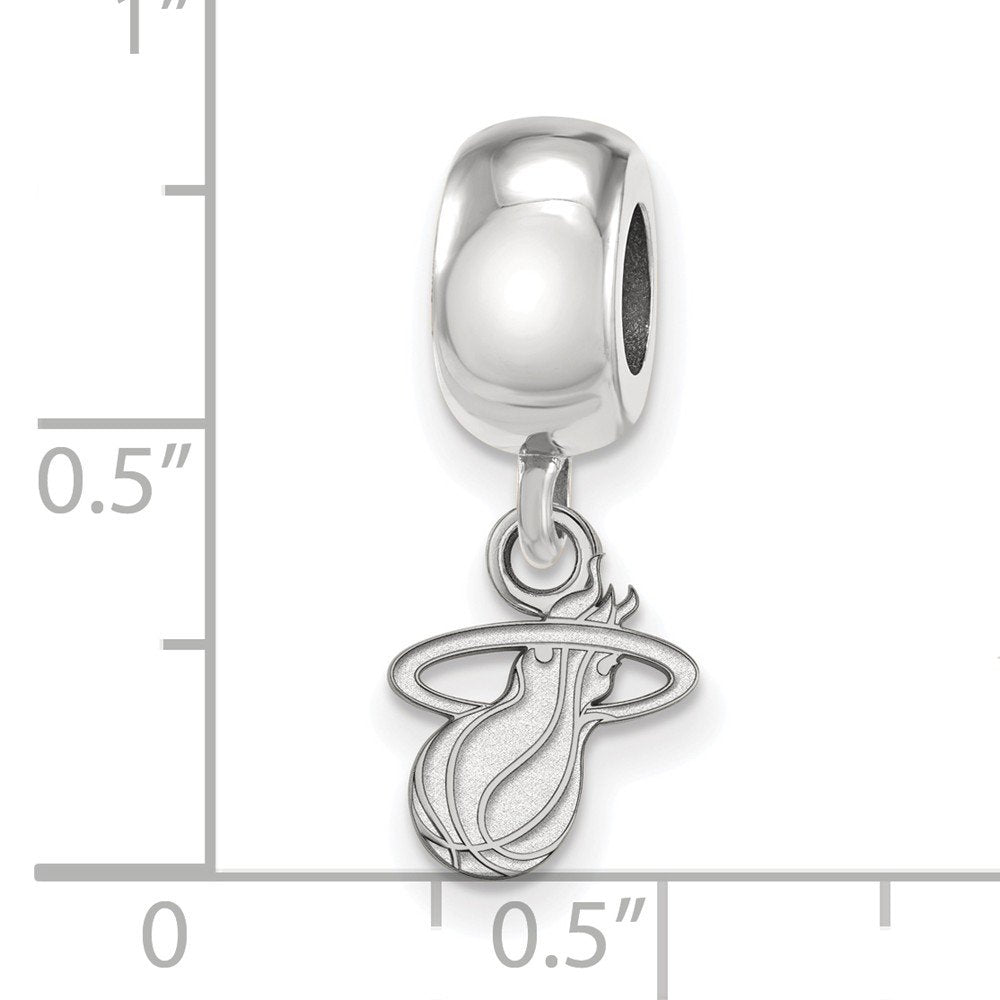Sterling Silver Rhodium-plated LogoArt Indiana University I-U Medium Pendant QSS003IU