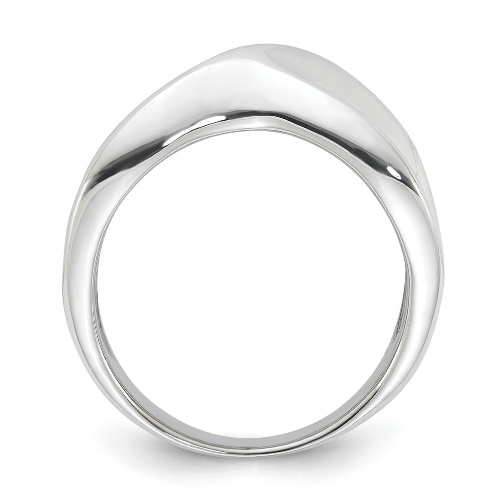 Sterling Silver Fancy X Ring