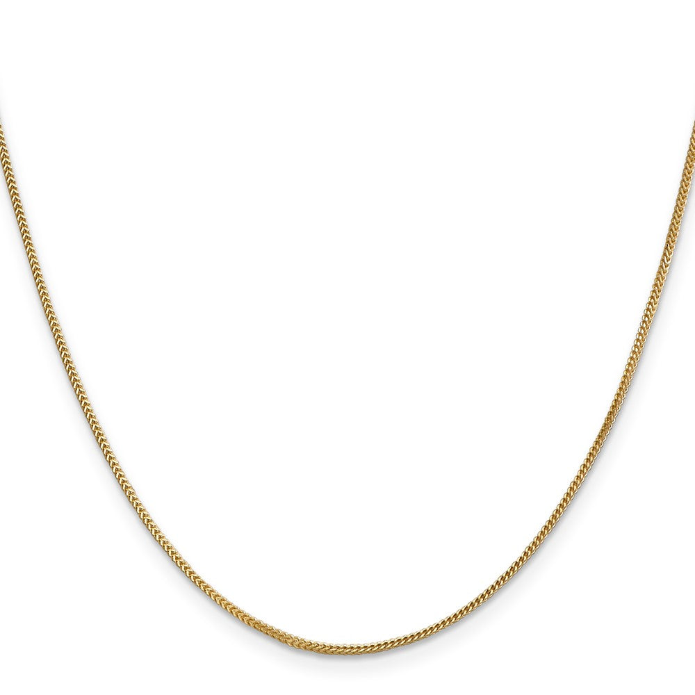 14K 22 inch .9mm Franco with Lobster Clasp Chain