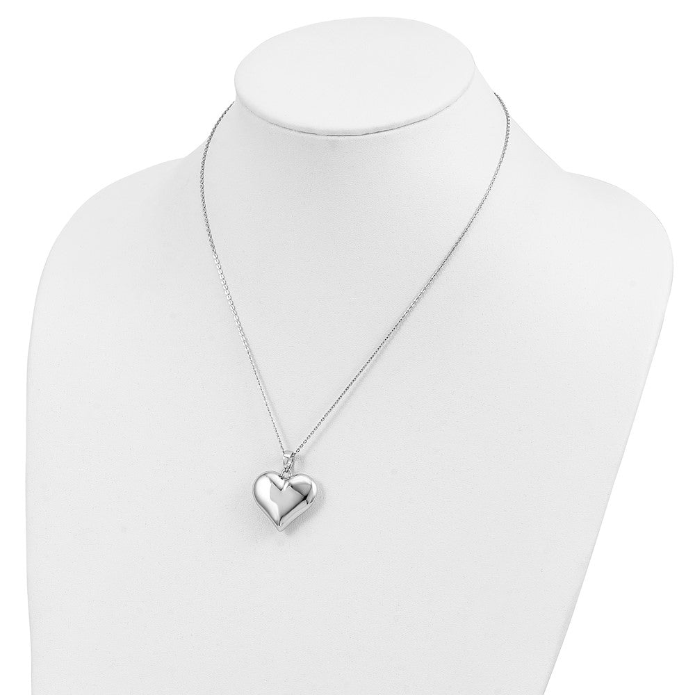 Sentimental Expressions Sterling Silver  Without You Hear Ash Holder 18 Inch Necklace 18 Inches
