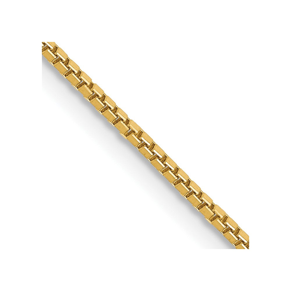 14K 26 inch 1mm Box with Lobster Clasp Chain