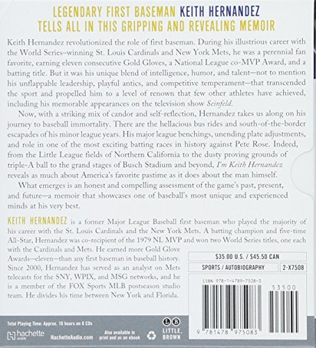 I'm Keith Hernandez: A Memoir [Audio CD] Hernandez, Keith