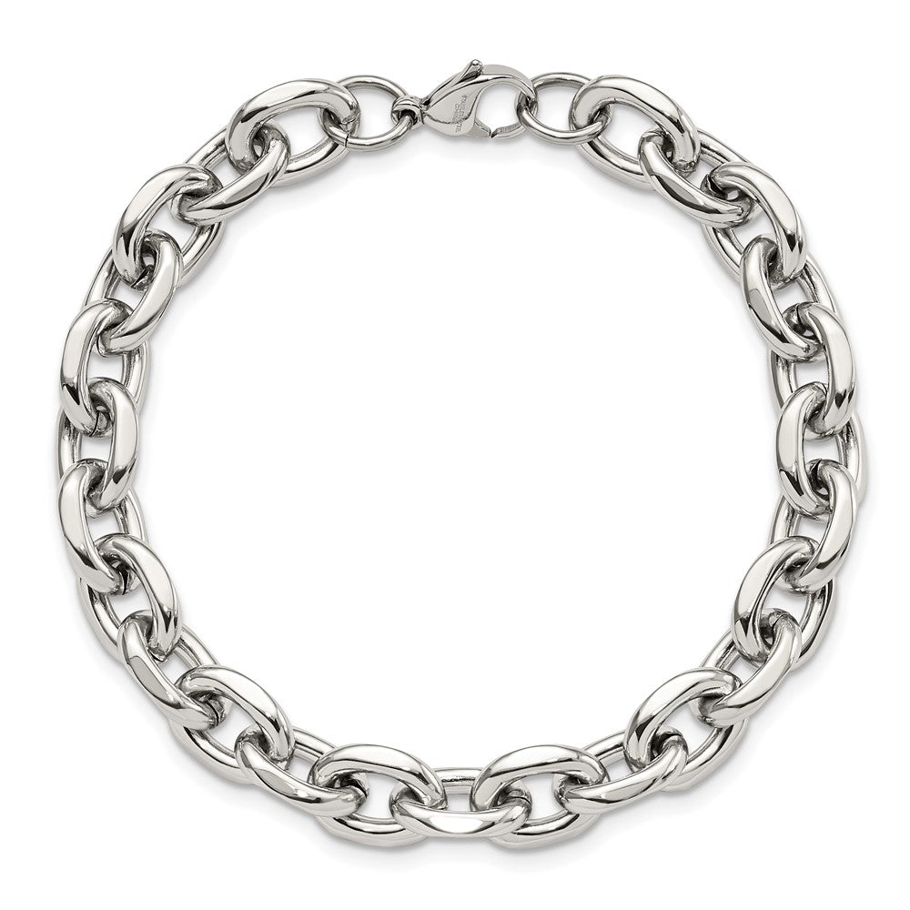 Stainless Steel Polished 9in Bracelet 9 inches