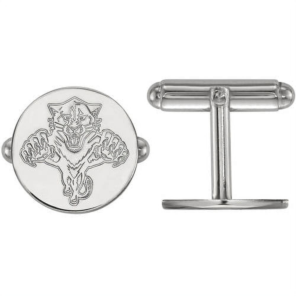 NHL Florida Panthers Sterling Silver Cuff Links