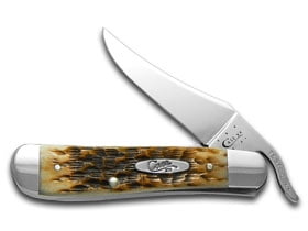 Case Russlock Amber Bone Knife