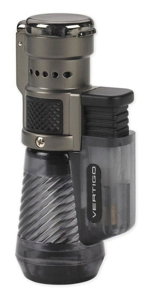 Vertigo Cyclone Triple Torch Lighter - Charcoal