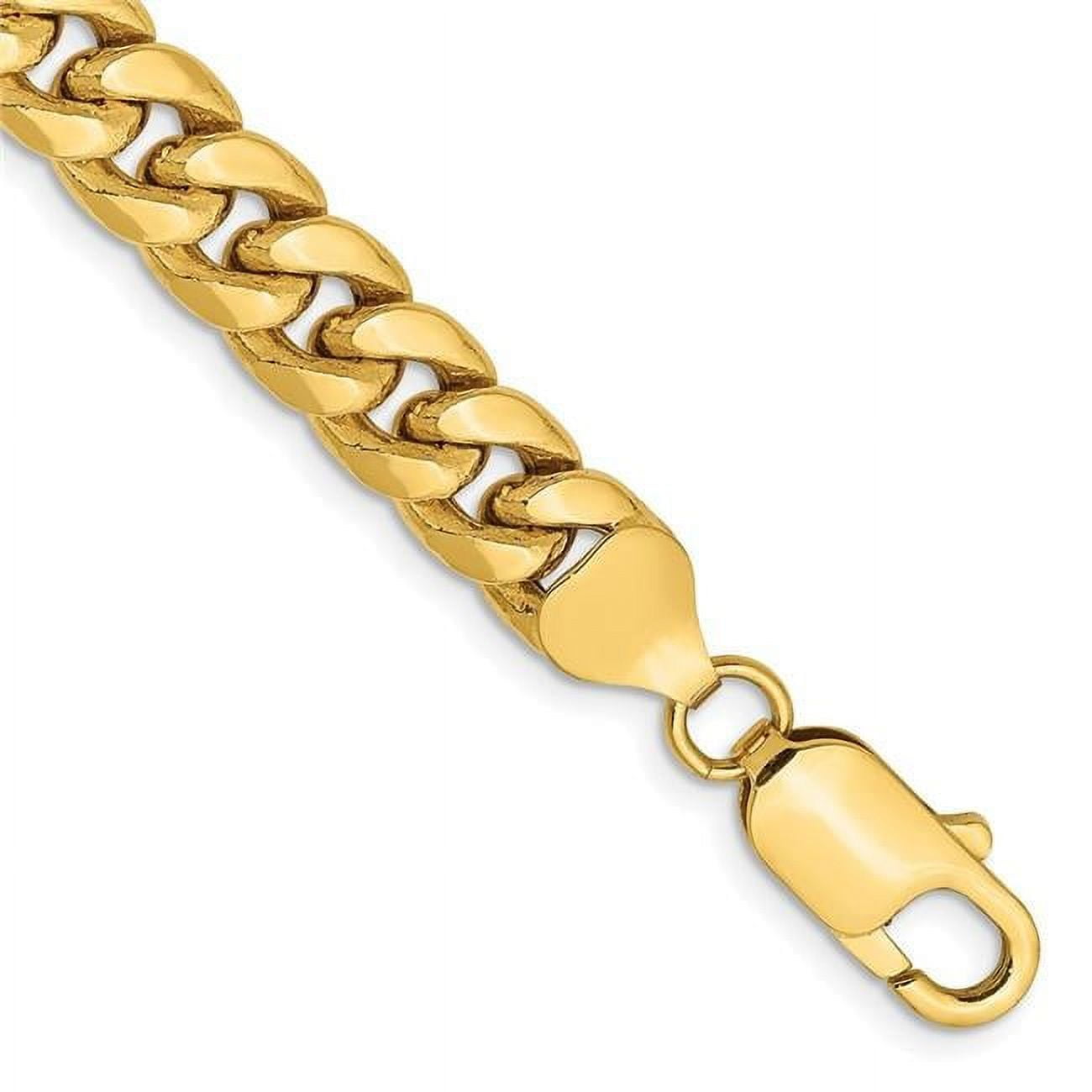 10k 7.3mm Semi-Solid Miami Cuban Chain