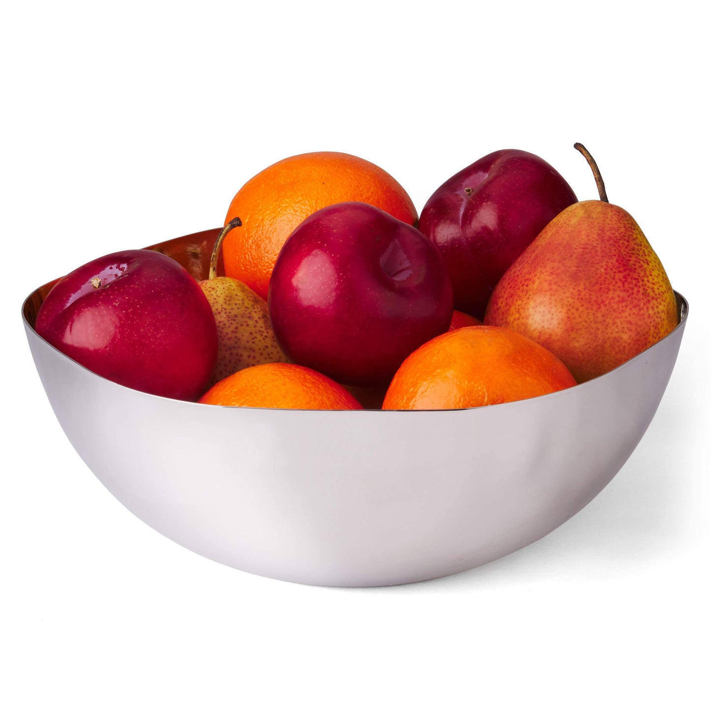 Leeber 72188 7.5 in. Stainless Steel Organic Shape Bowl, Silver