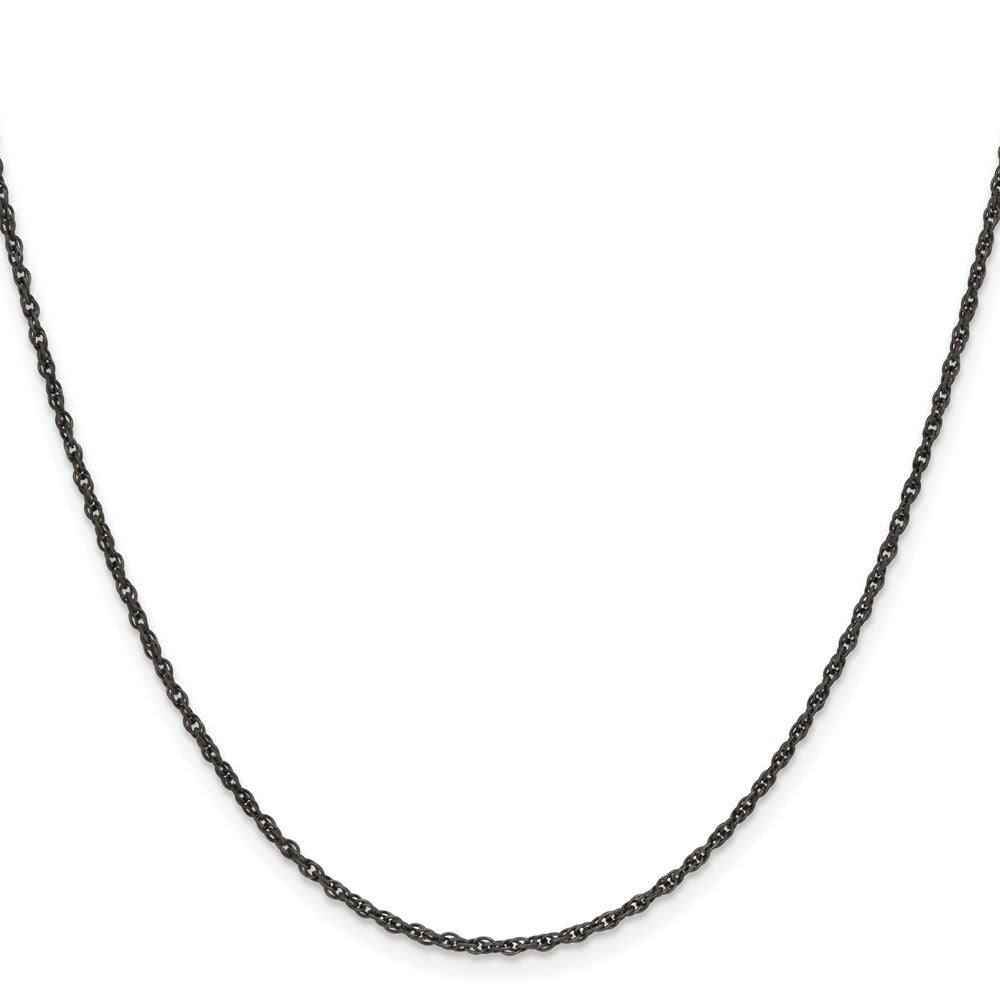 Stainless Steel Oxidized 2mm 20in Fancy Link Chain