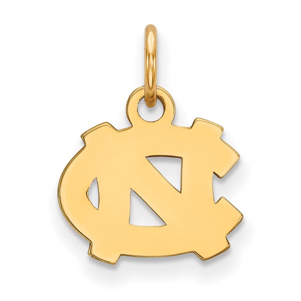 10k Gold LogoArt University of North Carolina N-C Extra Small Pendant Q1Y001UNC