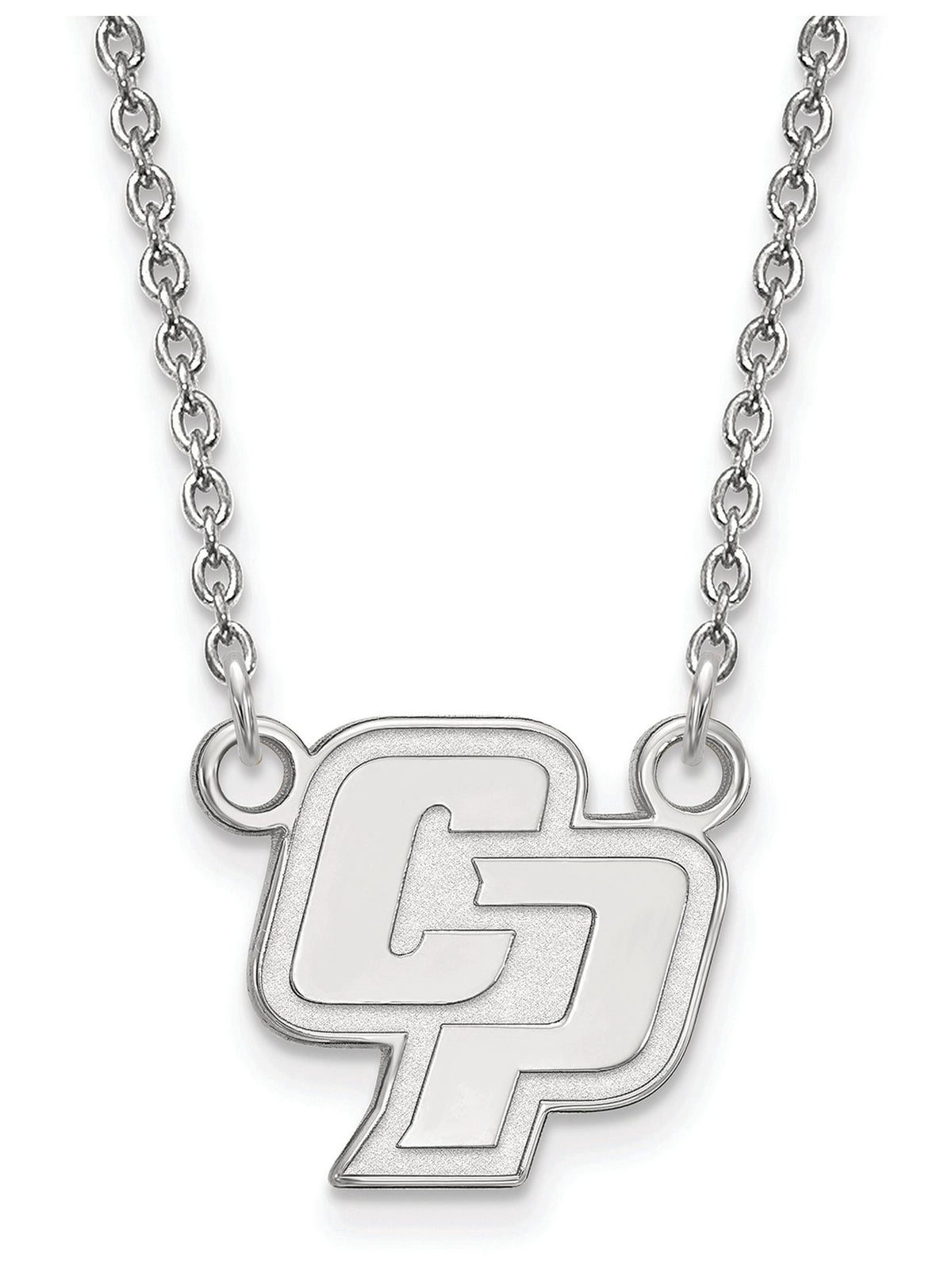 Logoart 925 Sterling Silver California Polytechnic State University Small Pendant Necklace