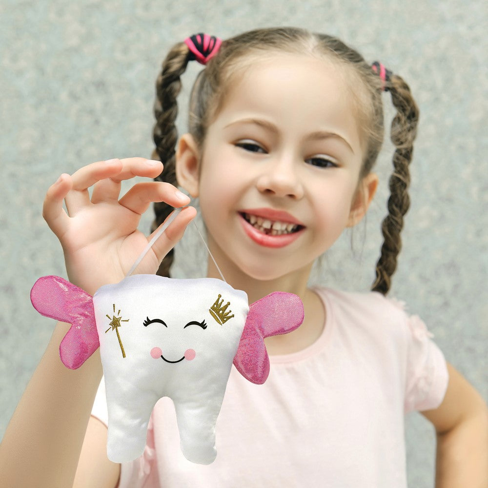 Lillian Rose Plush Tooth Fairy with Wings Pillow