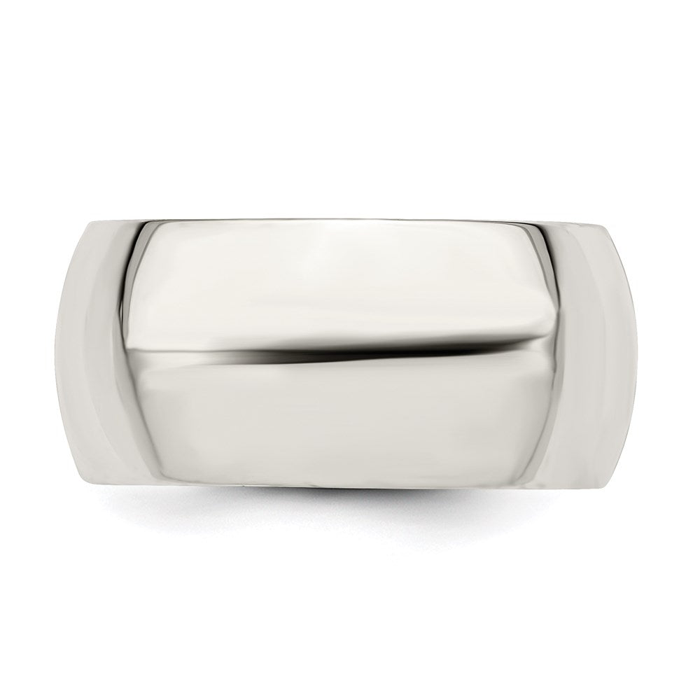 Sterling Silver 10mm Comfort Fit Size 12 Band