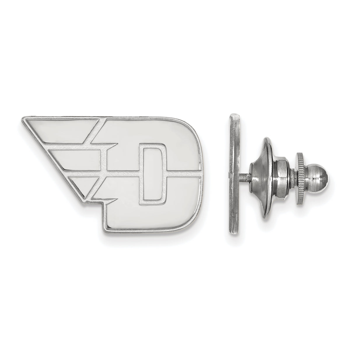 Sterling Silver Official Licensed Collegiate University of Dayton (UD) Lapel Pin