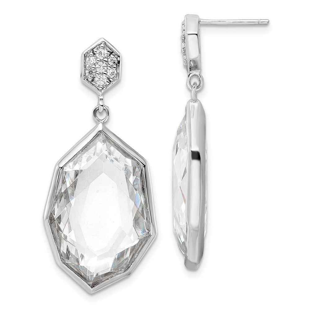 SS WP CZ EARRING