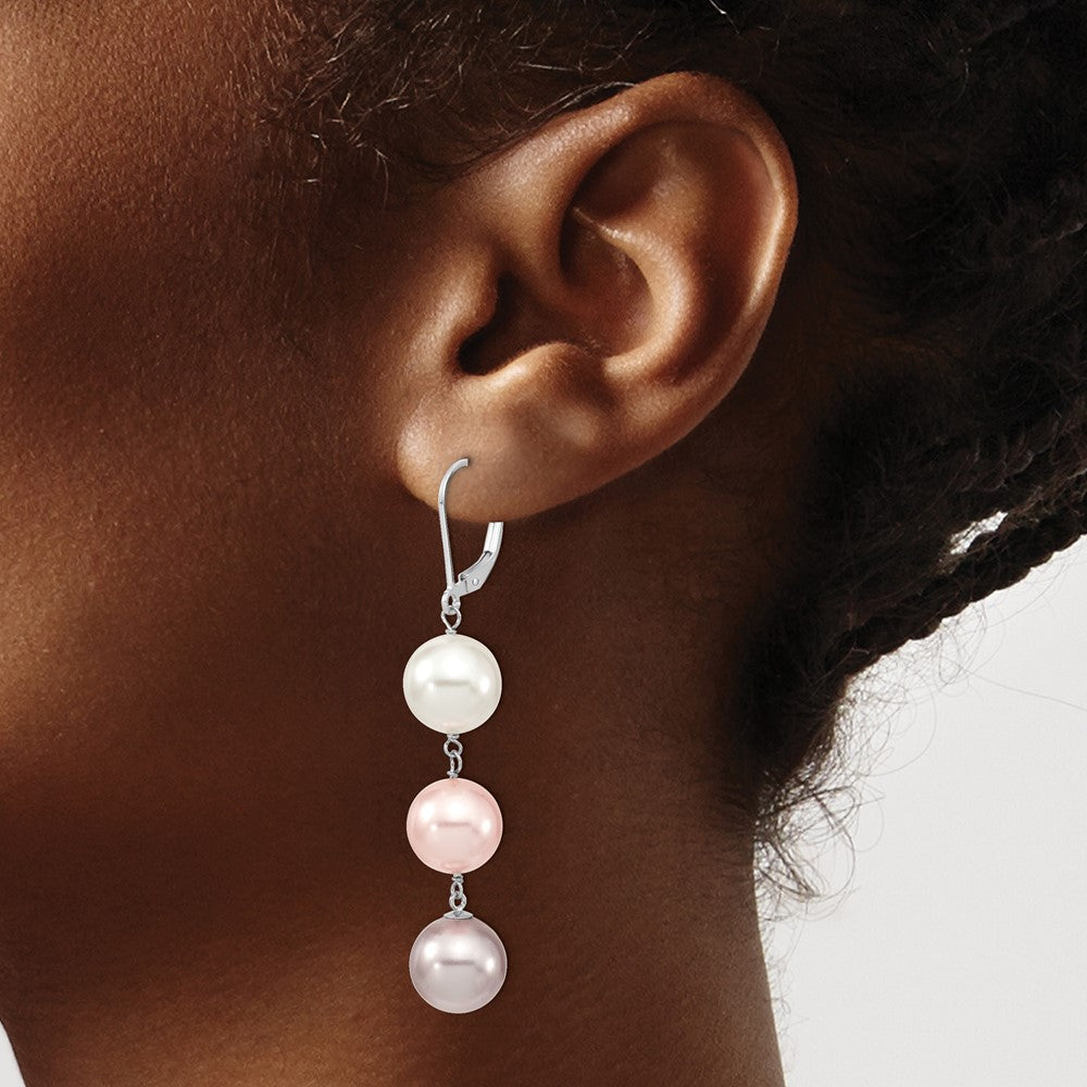 Sterling Silver CZ Threader Earrings