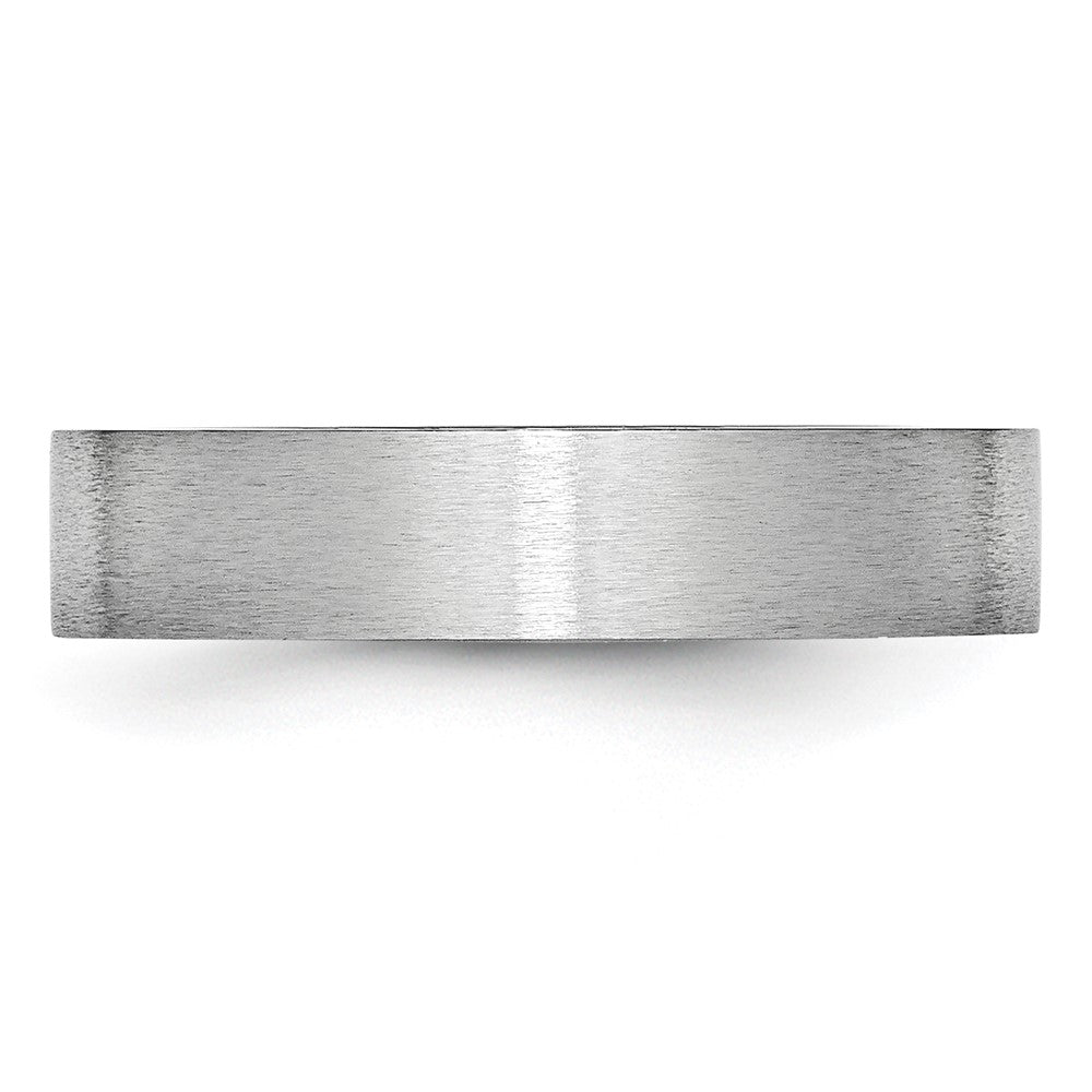 Cobalt Flat Satin 5mm Band Size - 10.5