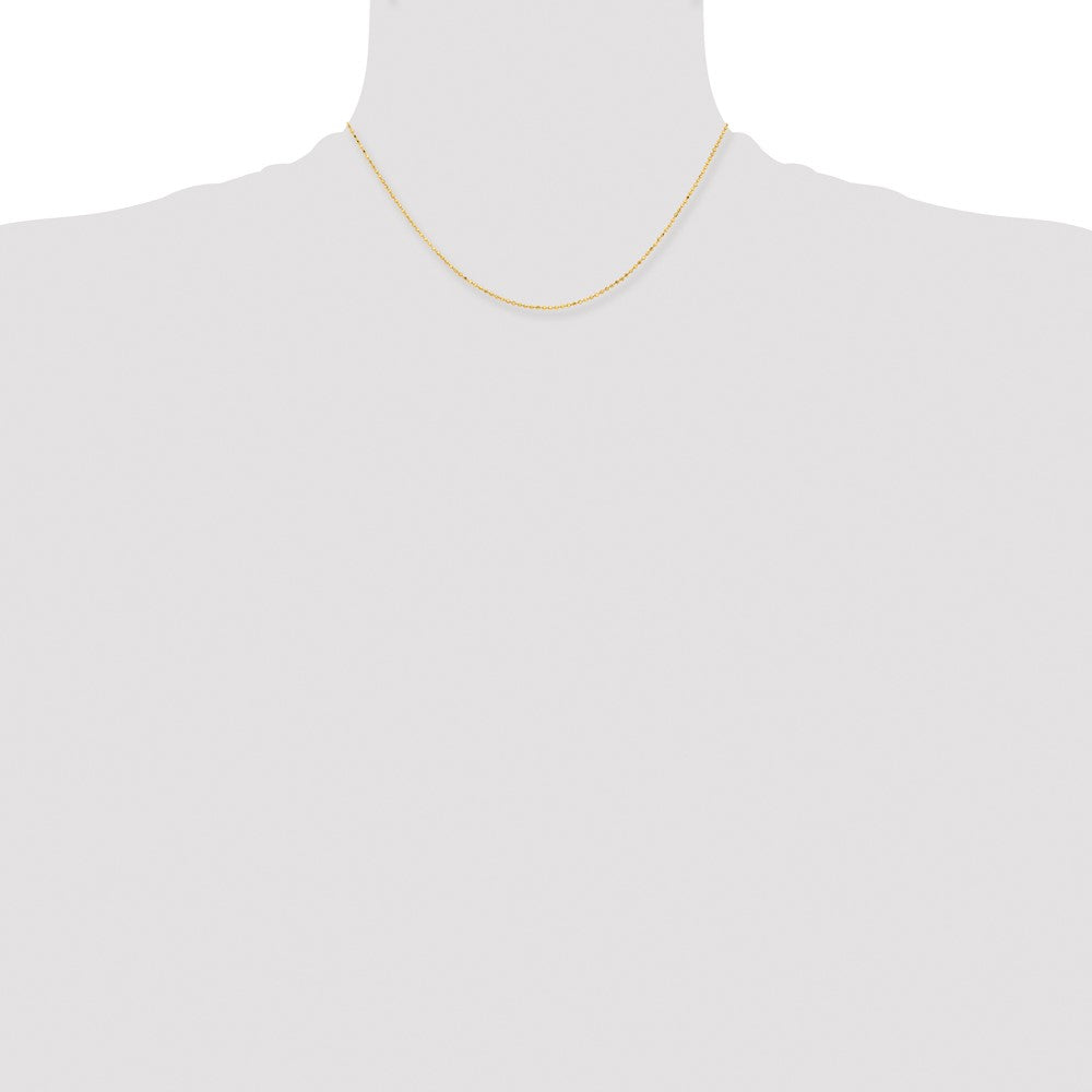 Yellow Rhodium over Brass 1.50mm Plated Ball Chain