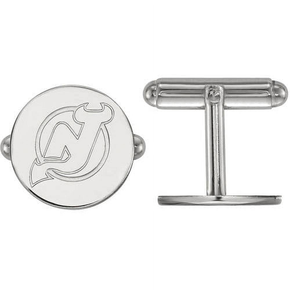 NHL New Jersey Devils Sterling Silver Cuff Links