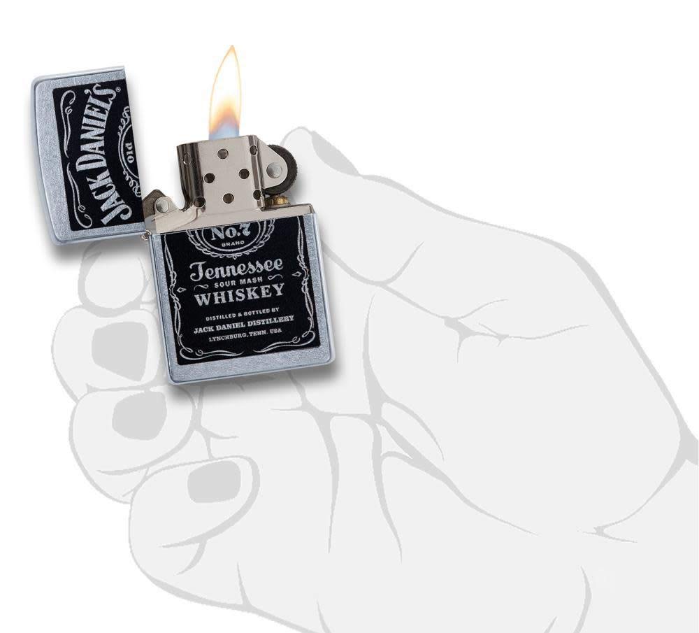 Zippo Jack Daniels Street Chrome 24779