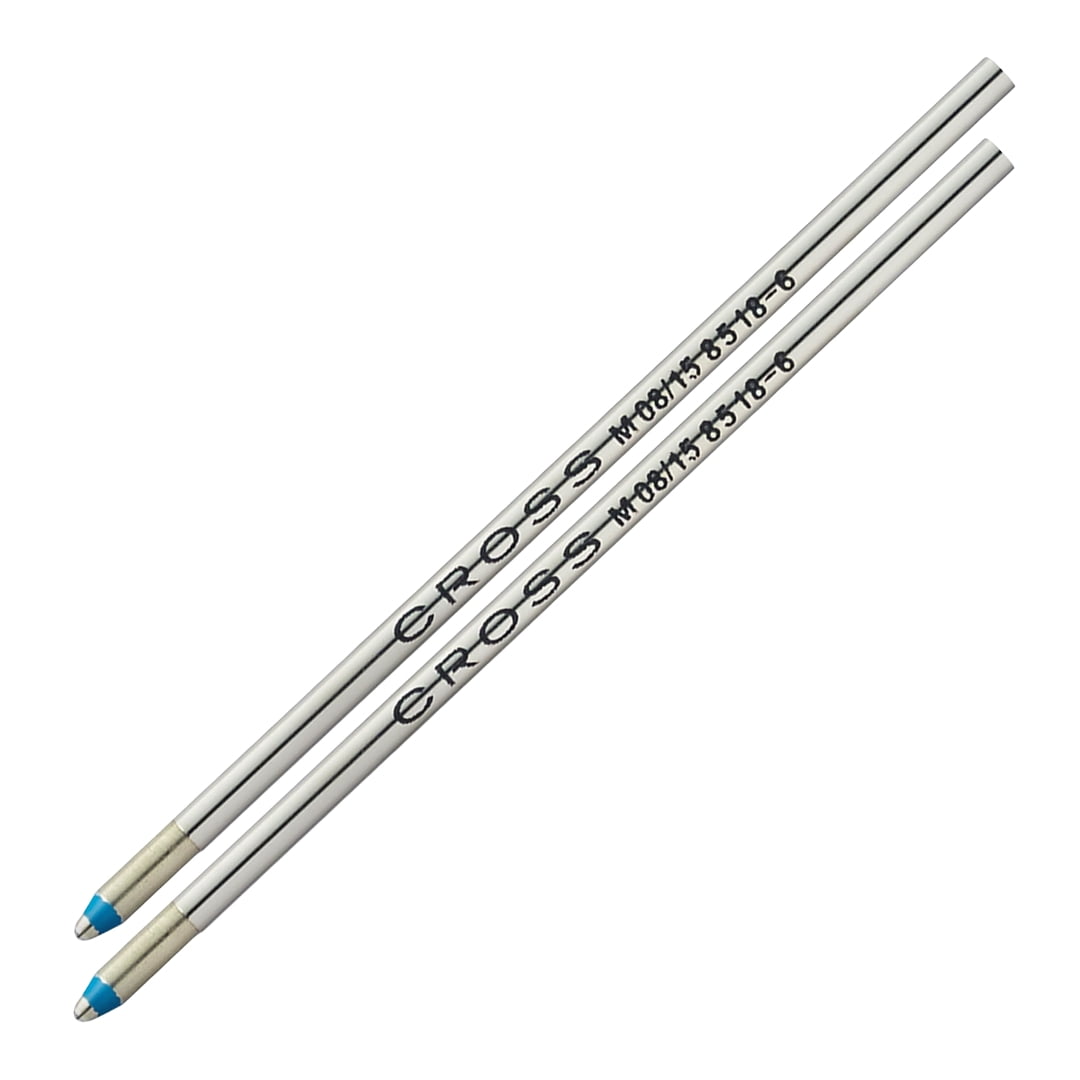 Cross Mini Ballpoint Pen Refill, Medium Point, Blue, 2-Pack (8518-6)