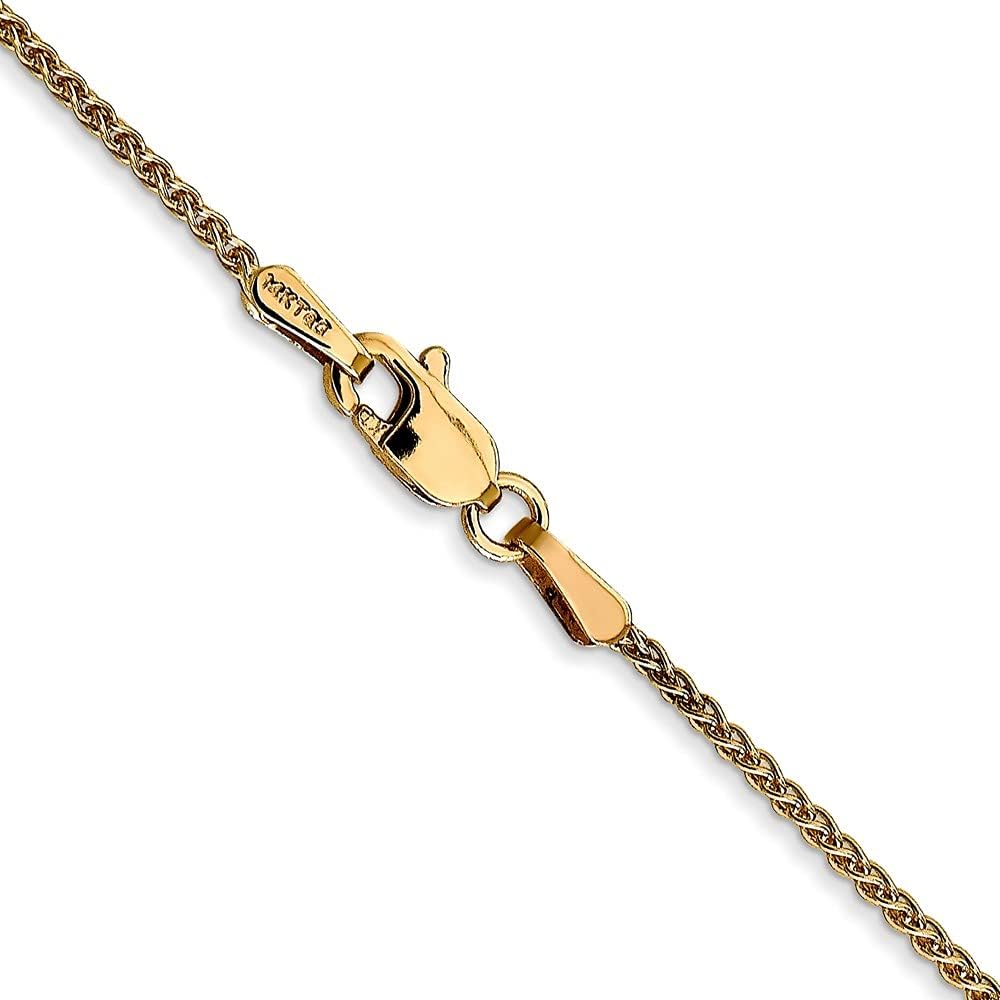 10k 1.25mm Spiga Chain Anklet