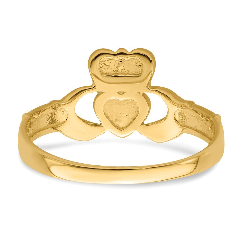 14k Ladies Claddagh Ring Size 6