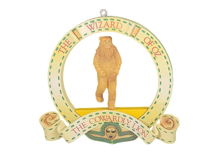 1989 The Cowardly Lion (Wizard of Oz) Enesco Christmas Tree Ornament 567787