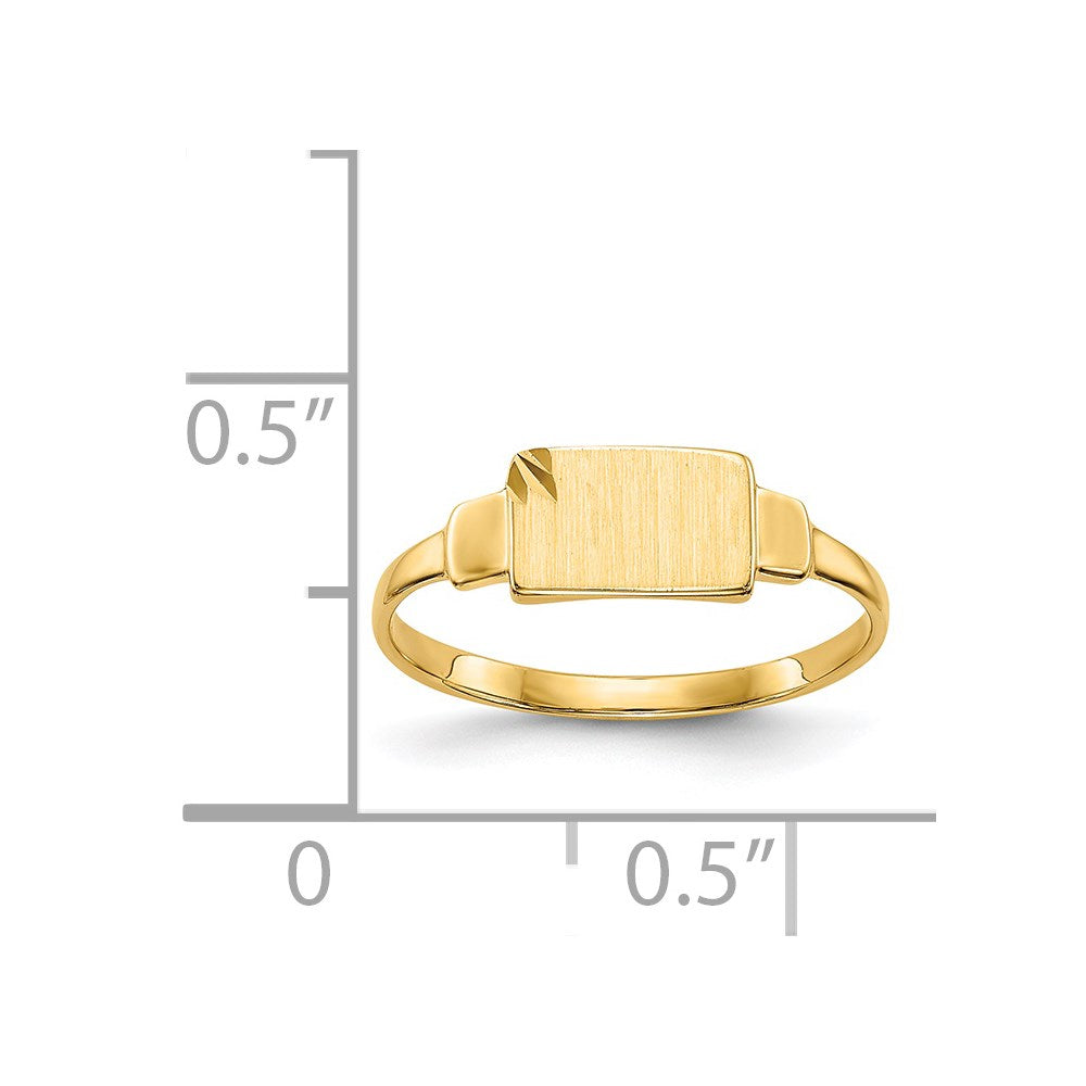 14k Signet Ring Size 3