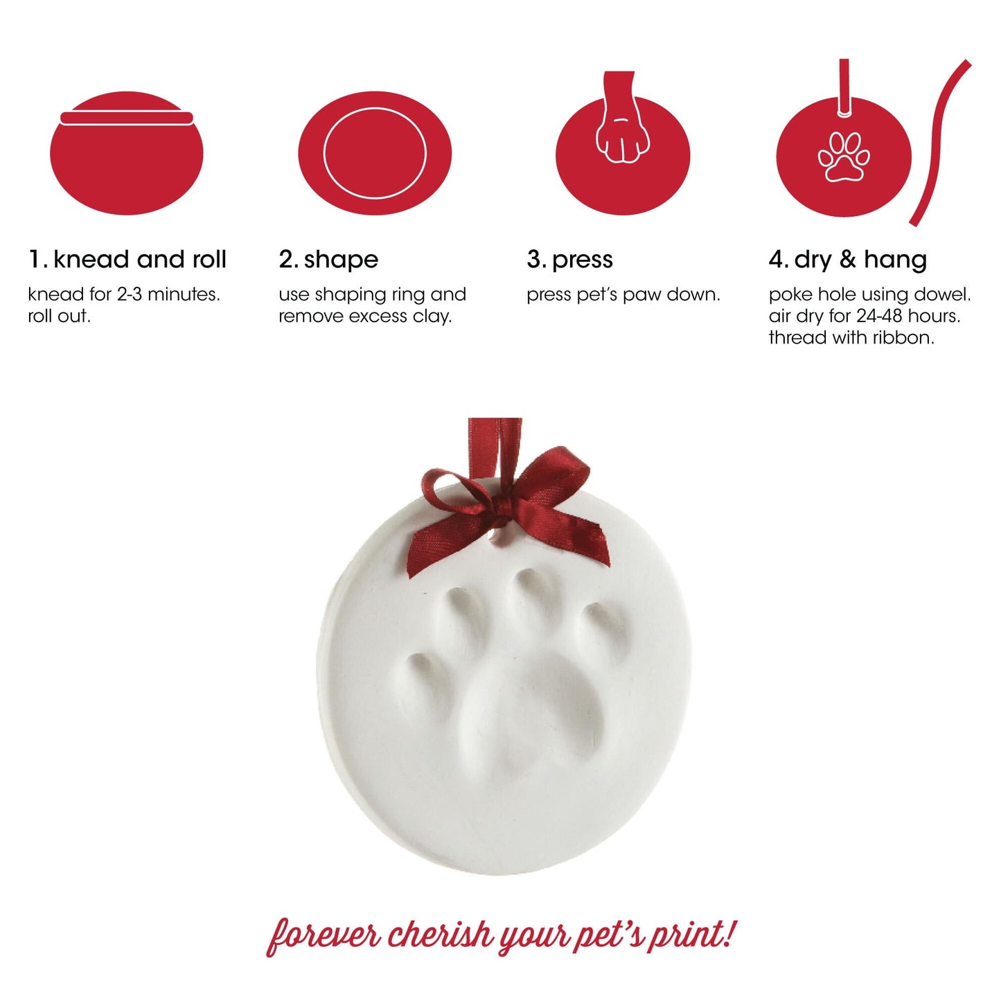 Pearhead PAWPRINT Ornament for a One-of-a-Kind Christmas gift